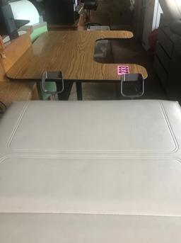 Adjustable exam table
