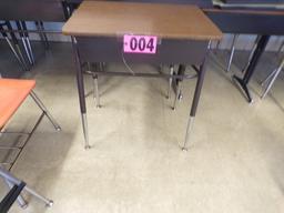 Approx. (20)Student formica top desks w/ adj. legs 24"x18" (Rm. 307)