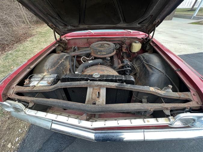 1962 Chevy Impala, 2 door, 283/327 engine, 96,612 miles, comes with original tires & rims