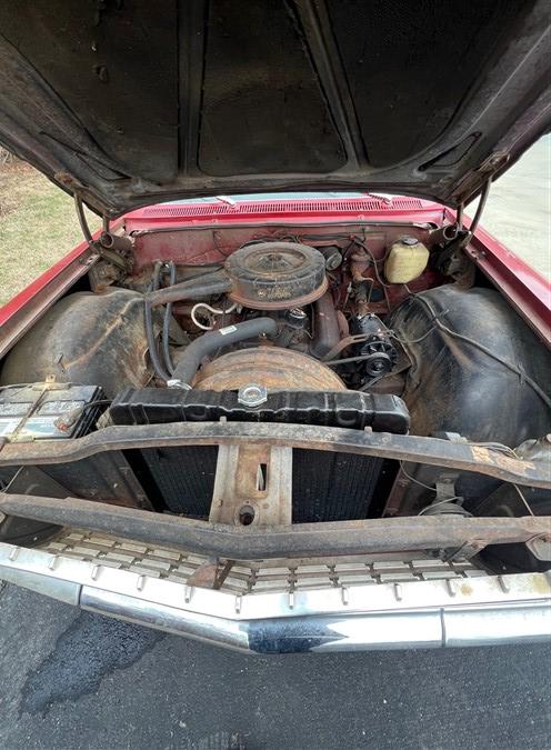 1962 Chevy Impala, 2 door, 283/327 engine, 96,612 miles, comes with original tires & rims