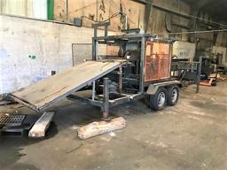 Tipton Iron Works transportable tandem axle, portable saw mill
