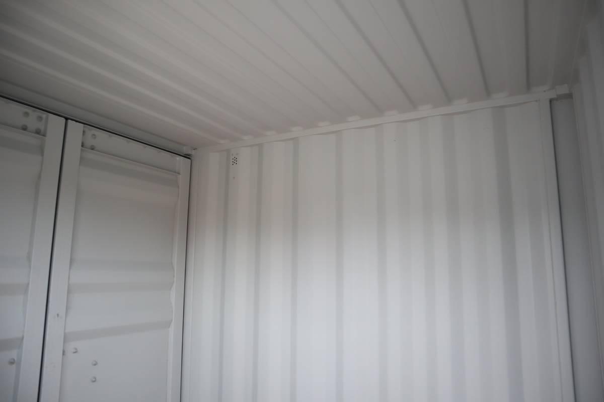 9'x7' Conex Box w/Dbl Door/Side Door/Window (Unused)