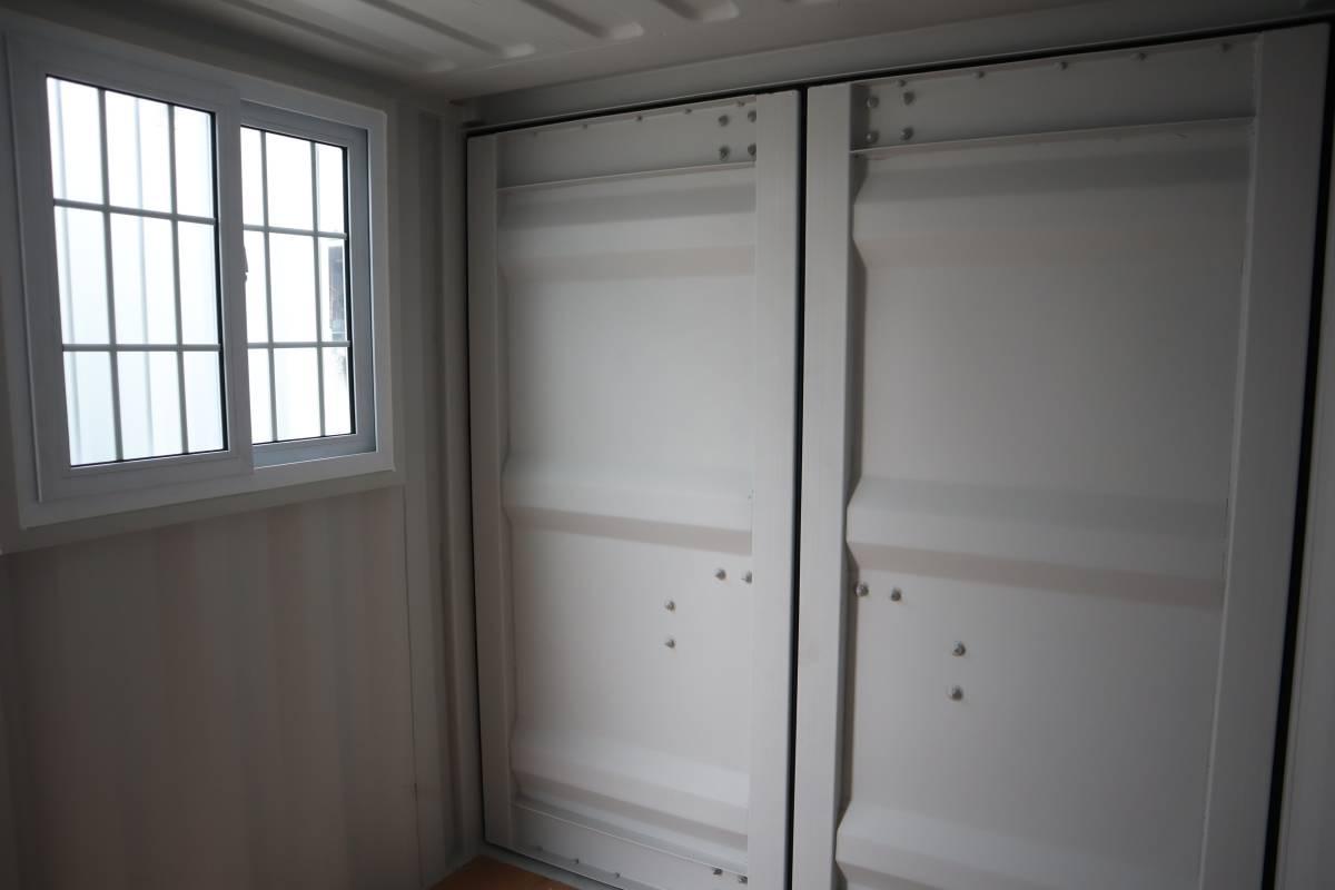 8'x6 1/2' Conex Box w/Dbl Door/Side Door/Window (Unused)