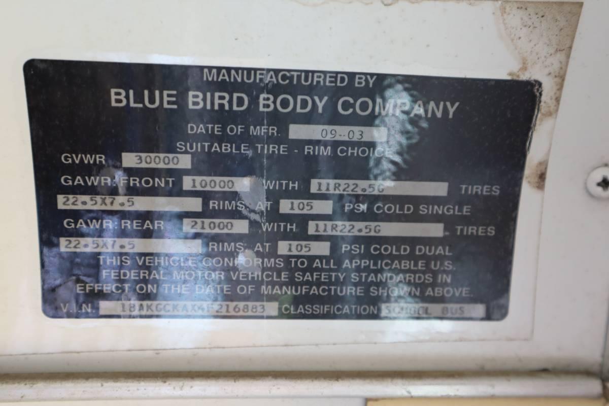 2004 Blue Bird Bus