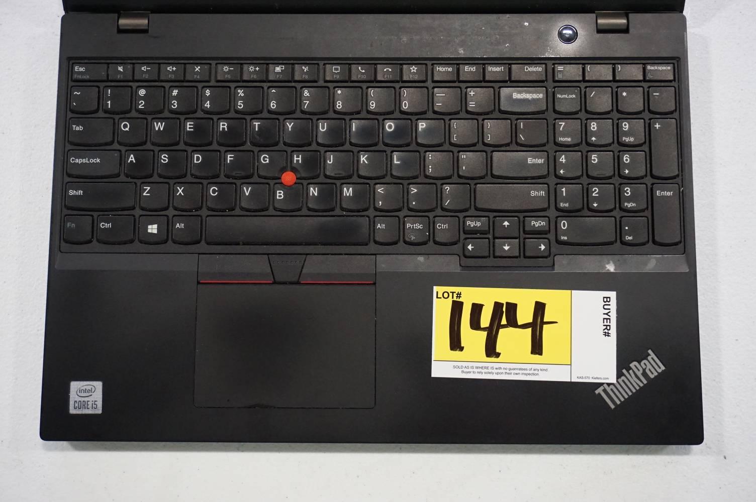 Lenovo ThinkPad Intel i5 Laptop (Ser#PF2LRP31)