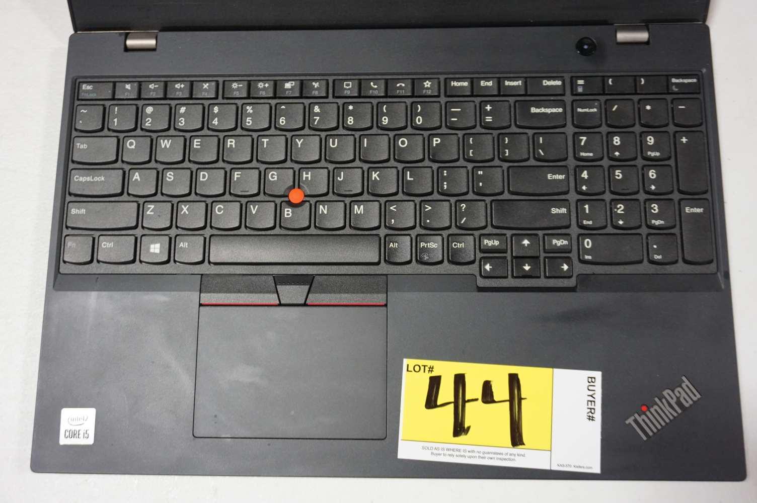Lenovo ThinkPad L15 Gen 1 Intel i5 Laptop (Ser#PF2VLG55)