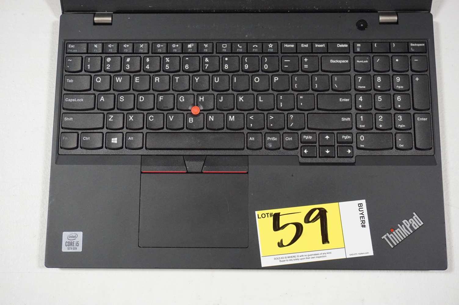 Lenovo ThinkPad L15 10th Gen Intel i5 Laptop (Ser#PF23AHVA)