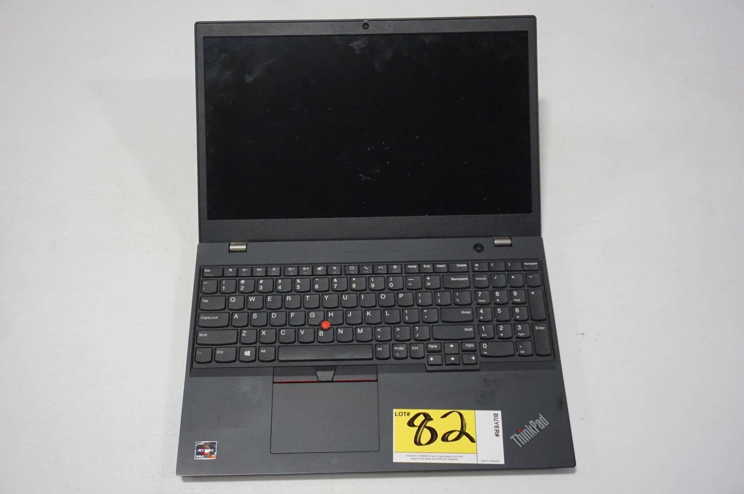 Lenovo L15 Pro 7 ThinkPad Laptop (Ser#PF34GXG6)