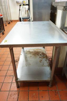 4' Stainless Steel Table