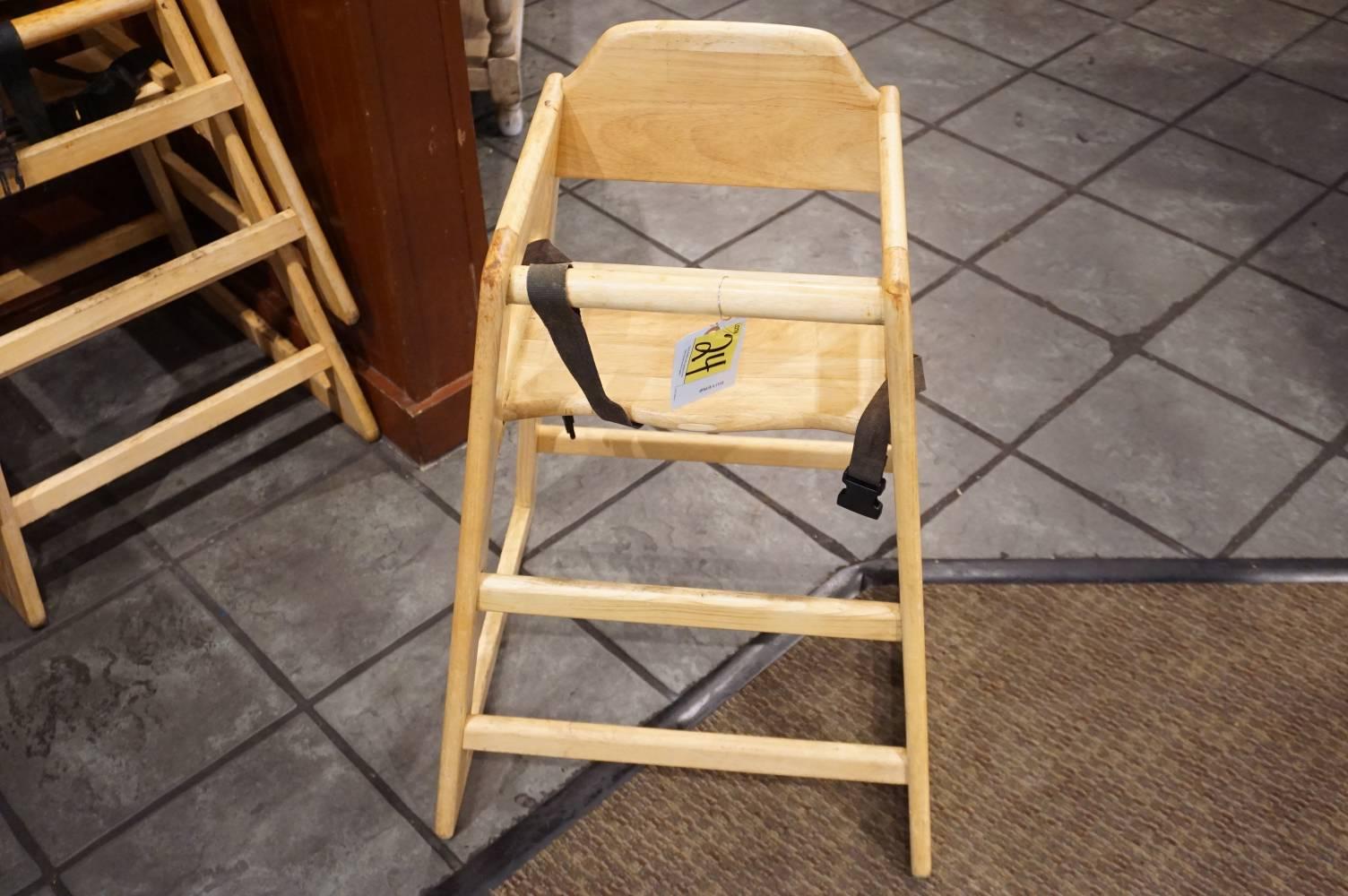 Wooden High Chairs (3)