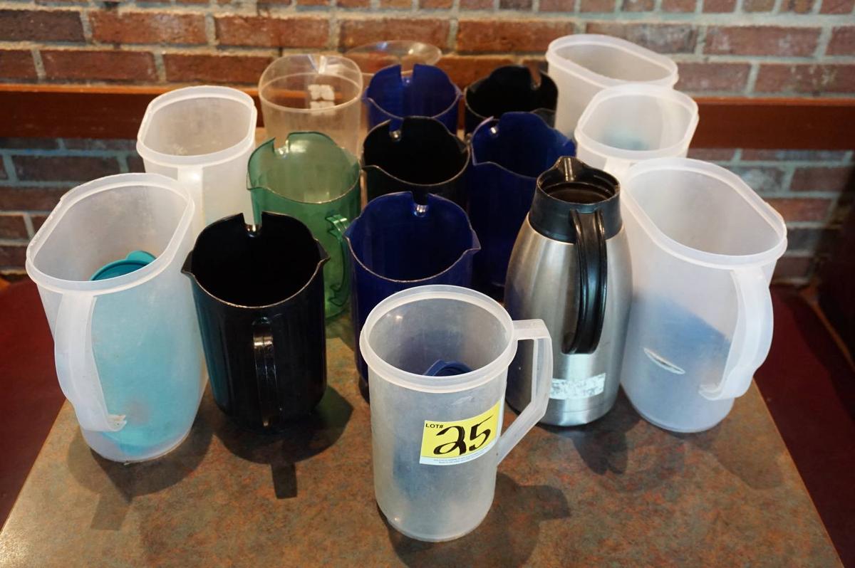 Assorted Plastic Pitchers