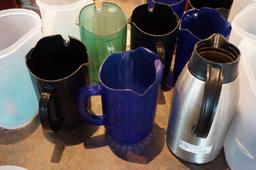 Assorted Plastic Pitchers