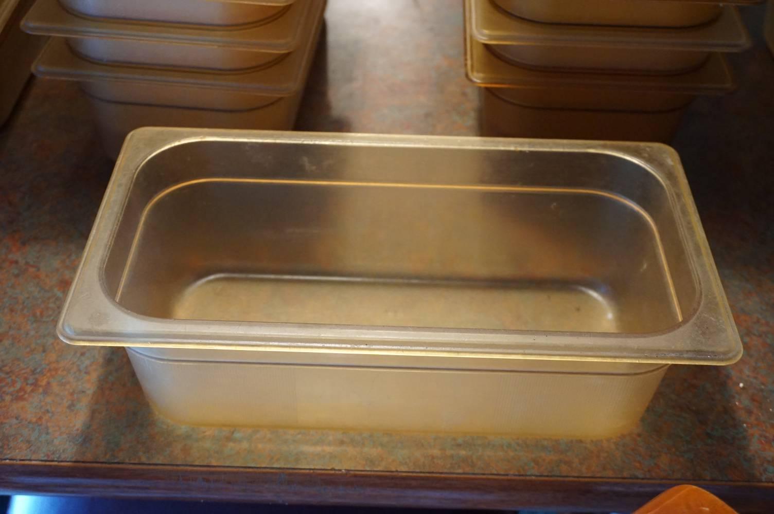 Assorted Carlisle Hi-Heat Plastic Pans