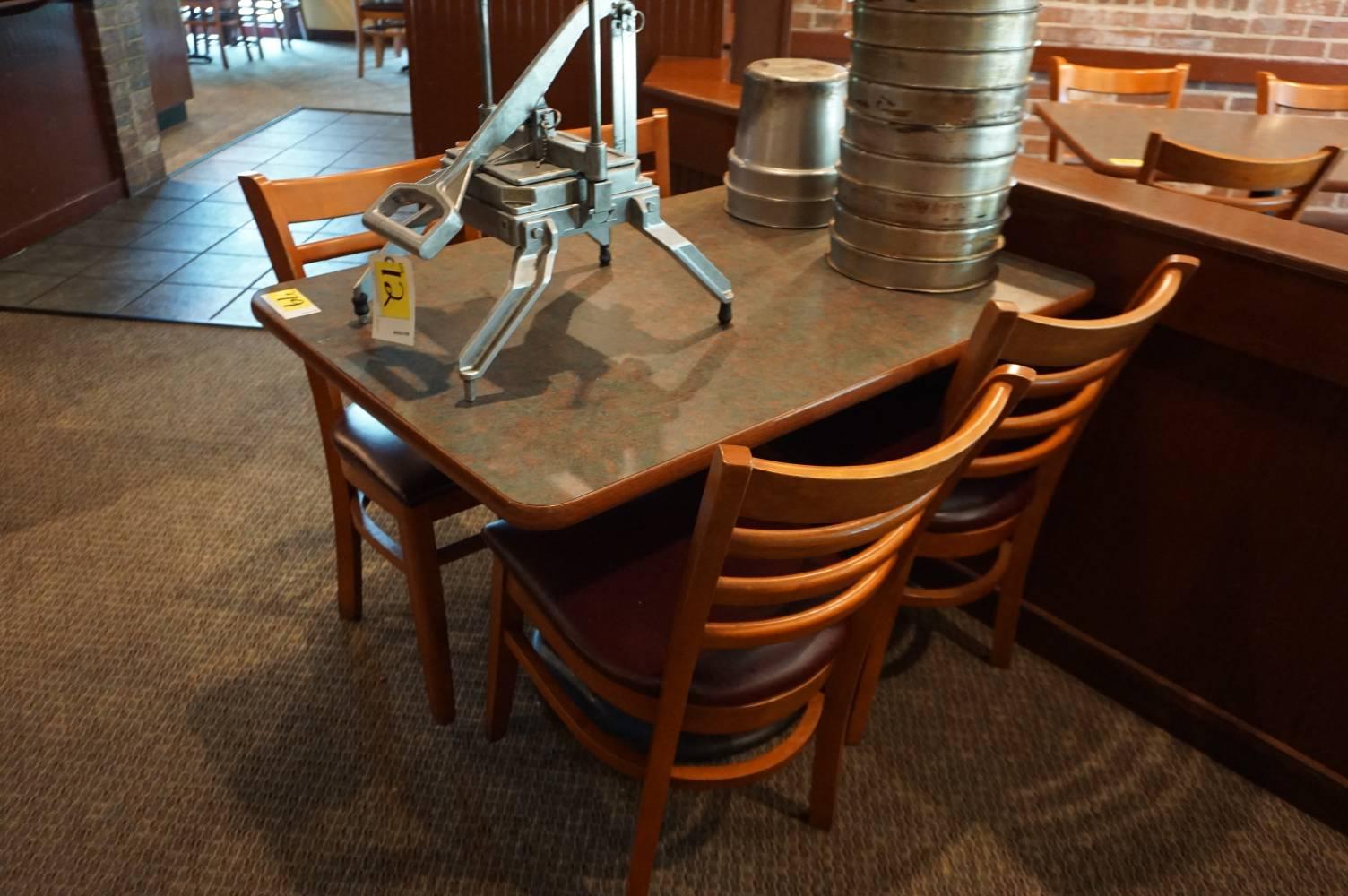 Dining Table with 4 Chairs