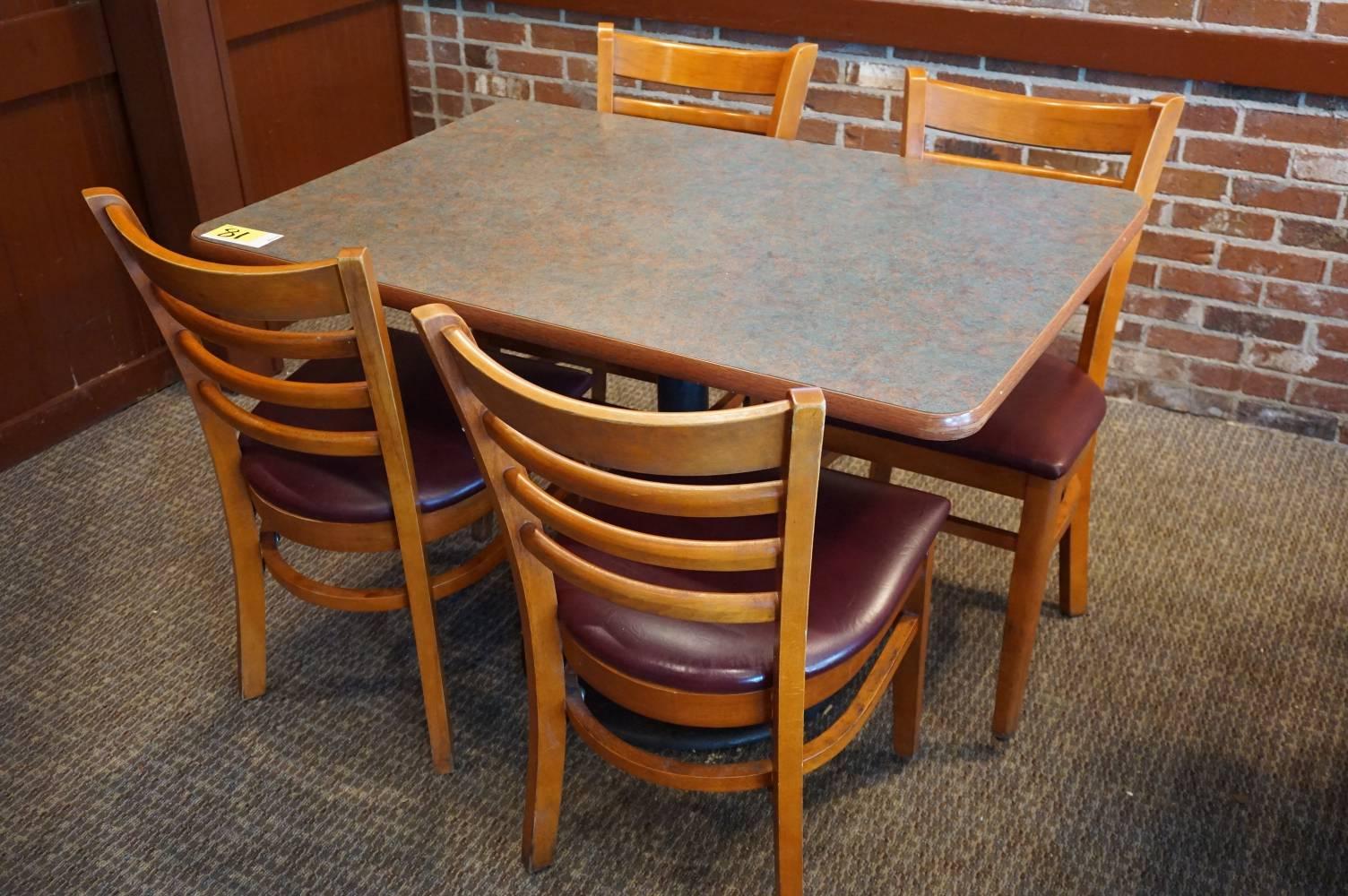 Dining Table with 4 Chairs