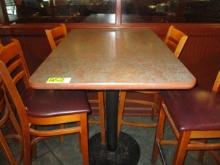 Bar Table with 4 Bar Stools