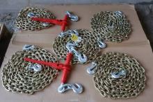 Great Bear Chain w/Hooks and Ratchet Binders (Unused)