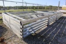 Steel Building Frame 24'x30 (2 Sides/5 Trusses)