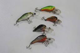 Assorted Bagley Lures (5)