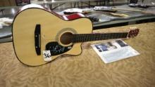 Acoustic Guitar signed by Gladys Knight