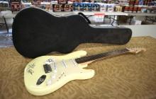 Squire Electric Guitar signed by Sugarland