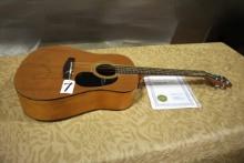 Franciscan C5-19 Acoustic Guitar signed by John Mellencamp