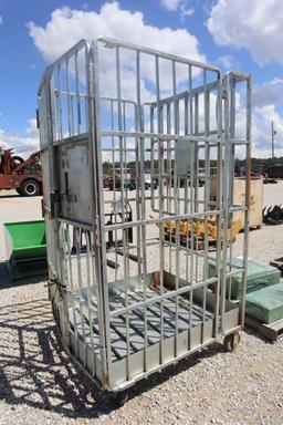 Large Rolling Warehouse Rack