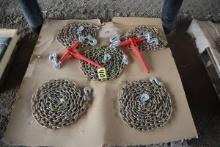Great Bear Chain w/Hooks and Ratchet Binders (Unused)