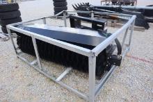 Wolverine PAB-11-72W Skid Steer Broom (Unused)