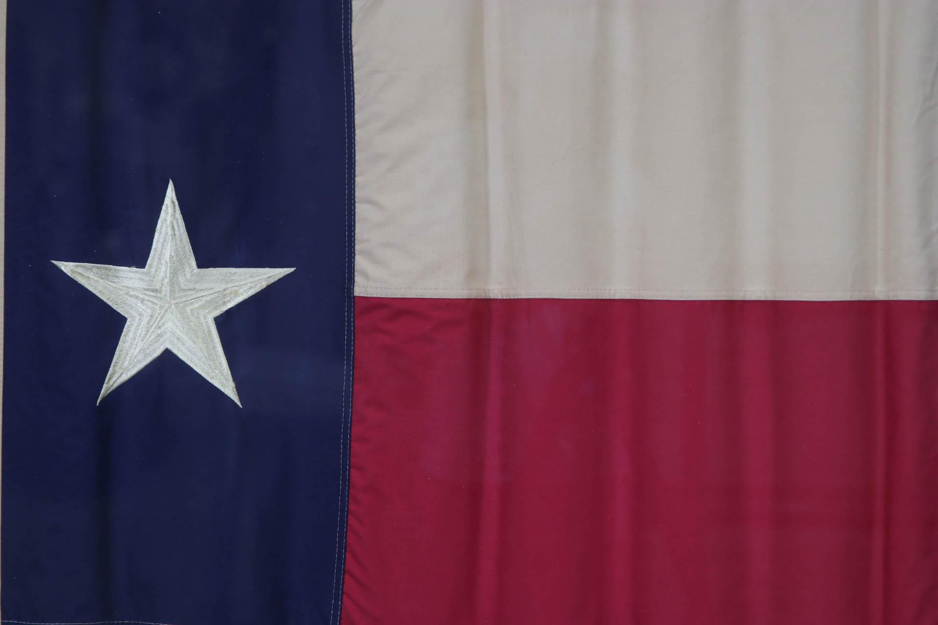 FRAMED WAVY TEXAS FLAG