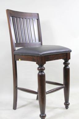 SET OF FIVE CONTEMPORARY BAR STOOLS