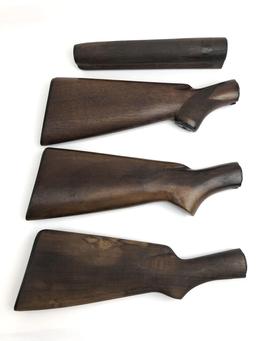 LOT OF WINCHESTER SHOTGUN BUTT STOCKS & FOREARM