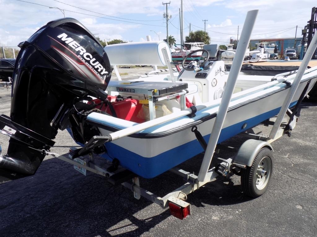 1989 CAROLINA SKIFF JLX14 W/ 2013 40 MERC 4S & TRL