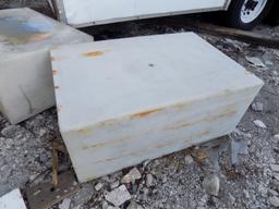 TWO ROTO MOLDED WATER TANKS APPROX 36X24X15