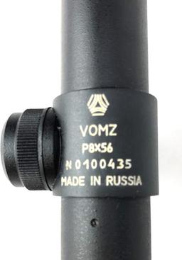 VOMZ PILAD P8X56 RUSSIAN SNIPER SCOPE w/RANGEFINDR