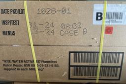CASE (B) SOPAKCO MRE'S EMERGENCY MEALS