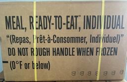 CASE (B) SOPAKCO MRE'S EMERGENCY MEALS