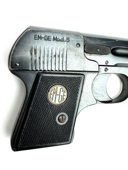 GERMAN EM-GE MODEL 5 FLARE/TEAR GAS PISTOL .320