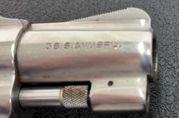 S&W MODEL 60 (NO DASH) 2" SS REVOLVER .38 SPL.