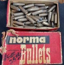(113) NORMA RELOADING BULLETS 9.3MM 286 GR. SPRN