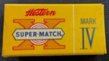 BOX/50 WESTERN SUPER MATCH MARK IV 40 GR. LEAD