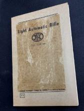 ORIGINAL FN LIGHT AUTOMATIC RIFLE MANUAL