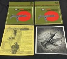 LOT (2) IMI UZI SMG BOOKLETS & MISC.