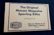 1964 COPY MAUSER MAGAZINE SPORTING RIFLES MANUAL