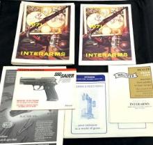 1970'S INTERARMS BOOKLETS, PRICE LISTS, MANUAL