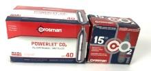 (43) CROSMAN POWERLET CO2 CARTRIDGES PICK-UP ONLY!