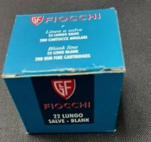 BOX/200 FIOCCHI .22 LONG CRIMPED BLANKS