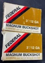 10 RNDS. FEDERAL 12 GA. 3" MAGNUM 00 BUCKSHOT