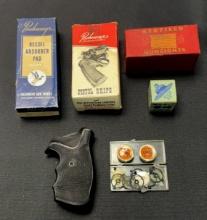 MISC.- VINTAGE BOXES, PACHMAYR GRIP, SIGHT INSERTS