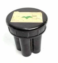 WWII GERMAN BAKELITE FLARE CARTRIDGE CANISTER 1941